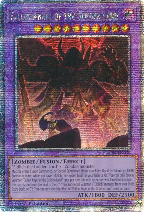 Fallen Angel of the Golden Land (Quarter Century Secret Rare