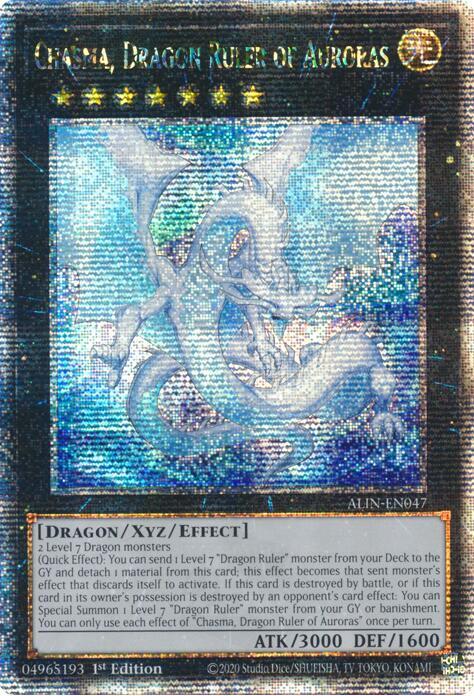 Chasma, Dragon Ruler of Auroras (Quarter Century Secret Rare ...