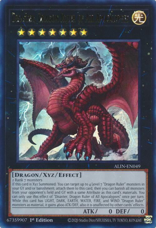 Eclipse, Dragon Ruler of Catastrophes - Alliance Insight - YuGiOh ...