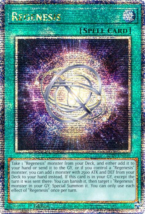 Sato リ・ジェネシスRe:Genesis season1~4Fina Regenesis (Quarter Century Secret Rare) - Alliance Insight