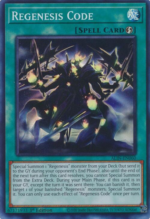 Regenesis Code - Alliance Insight - YuGiOh - TCGplayer.com
