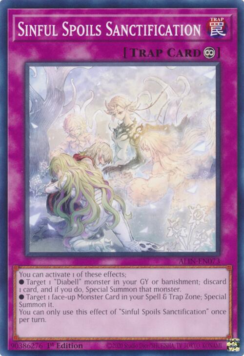 Sinful Spoils Sanctification - Alliance Insight - YuGiOh