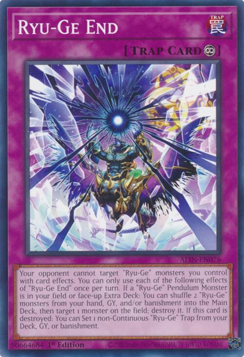 ≧Ryu≦！ Ryu-Ge End - Alliance Insight - YuGiOh - TCGplayer.com
