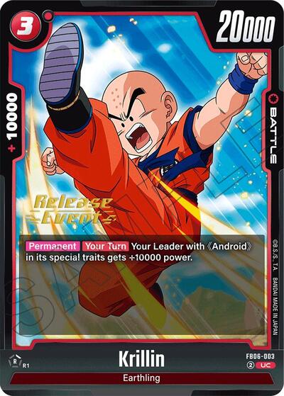 Krillin - FB06-003 card