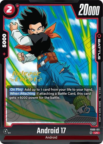 Android 17 - FB06-011 card