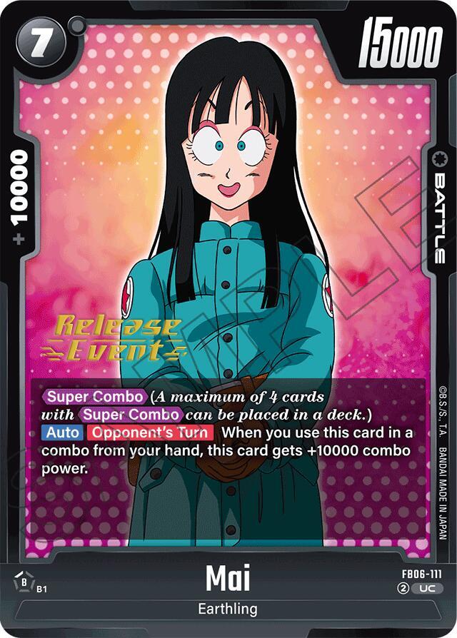 ドラゴンボールカード Mia Mai - Rivals Clash Release Event Cards - Dragon Ball Super: Fusion