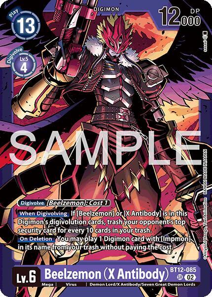 Beelzemon (X Antibody) - Limited Card Pack -Billion Bullet