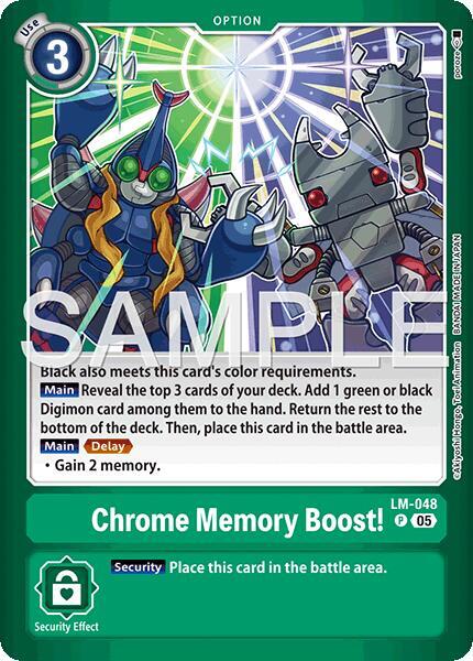 Chrome Memory Boost! - Limited Card Pack -Billion Bullet