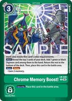 Chrome Memory Boost! - Limited Card Pack -Billion Bullet