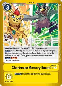 Chartreuse Memory Boost!