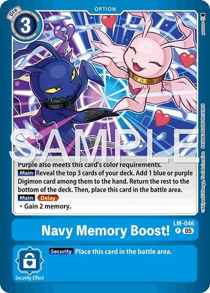 Navy Memory Boost (Foil)