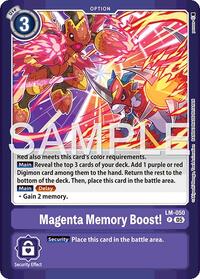 Magenta Memory Boost!