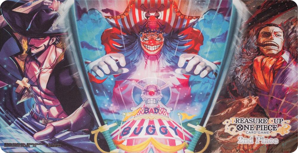One Piece Card Game: Treasure Cup 2025 2nd Place Playmat - Bandai