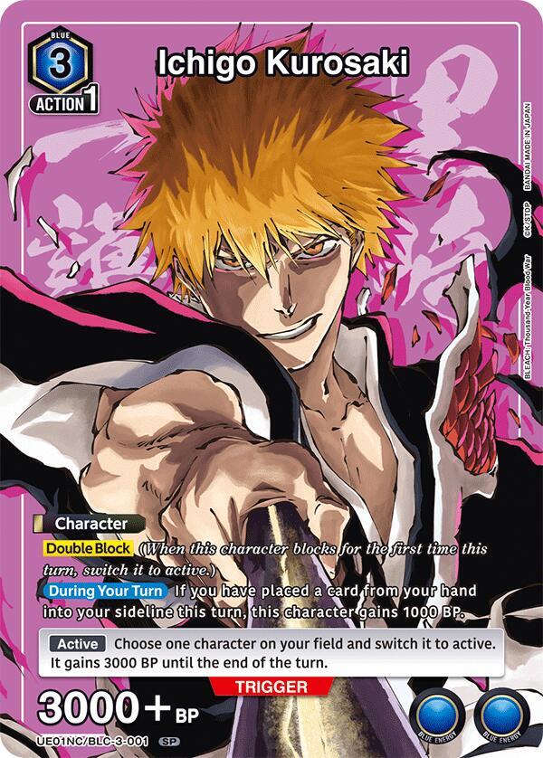 Ichigo Kurosaki - UE01NC: New Card Selection: BLEACH: Thousand