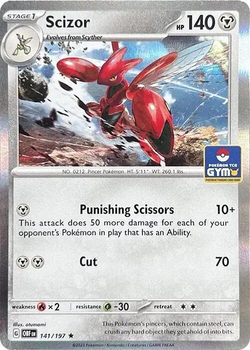 Scizor - 141/197 (Pokemon Gym Promo) 141/197 from Miscellaneous Cards & Products