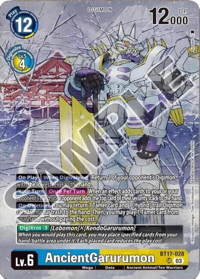 AncientGarurumon (Tamer's Selection Box Ver. Championship 2024) Secret Crisis card price