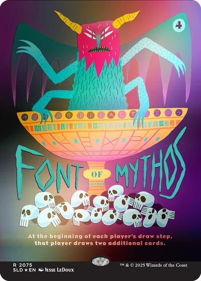 Font of Mythos Rainbow Foil