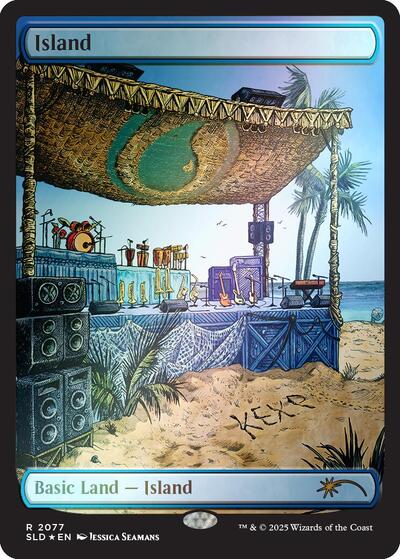Island 2077 Rainbow Foil