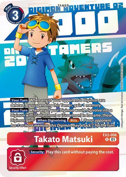 Takato Matsuki Digimon Animation Series 25th Anniversary Set digimon card