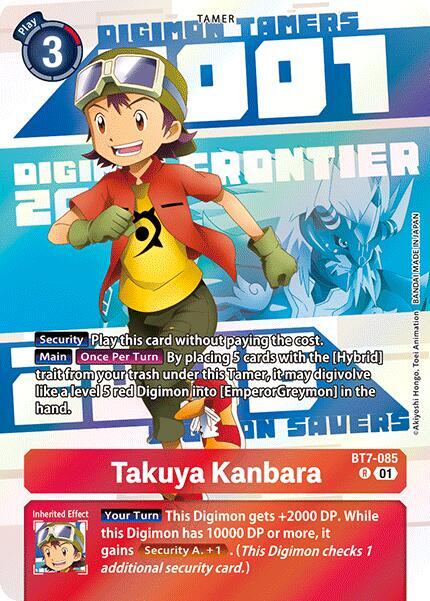 Takuya Kanbara Digimon Animation Series 25th Anniversary Set digimon card