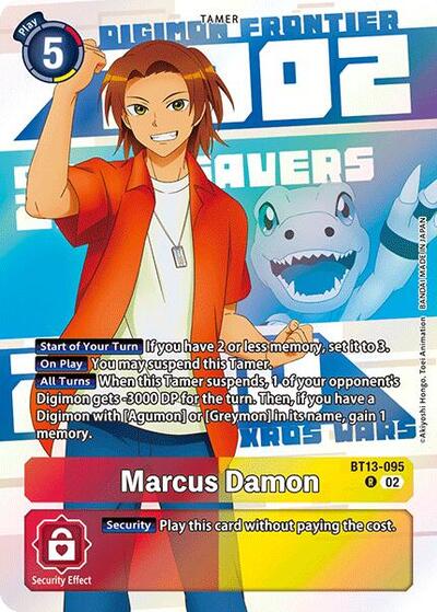 Marcus Damon (Digimon Animation Series 25th Anniversary Set) Versus Royal Knights card price