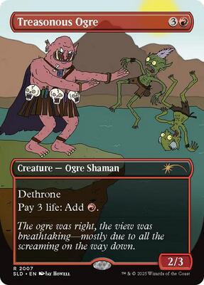 Treasonous Ogre #2007 – Secret Lair Drop Series (Rare)