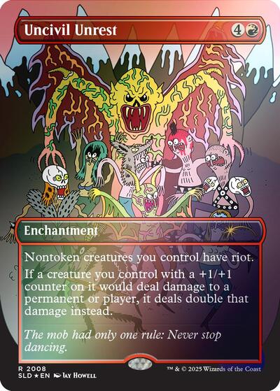Uncivil Unrest Rainbow Foil