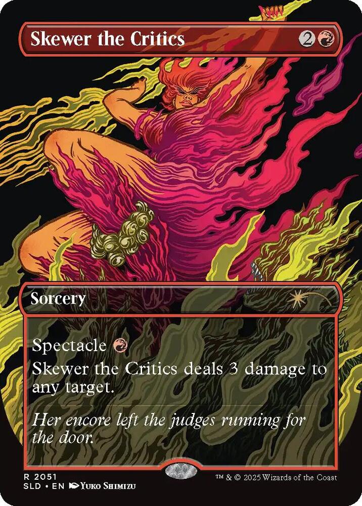 Skewer the Critics (2051) - Secret Lair Drop Series - Magic: The Skewer the Critics (2051) - Secret Lair Drop Series - Magic: The