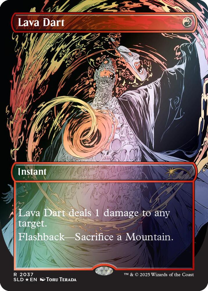 Lava Dart (Rainbow Foil) - Secret Lair Drop Series - Magic: The