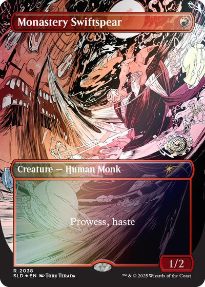Monastery Swiftspear 2038 Rainbow Foil