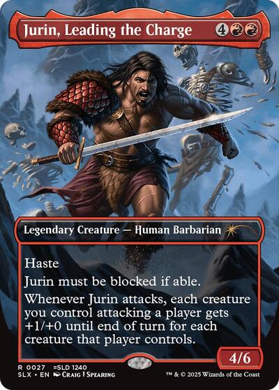 Jurin Leading the Charge