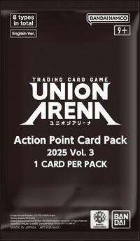 Union Arena Action Point Card Pack 2025 Vol. 3