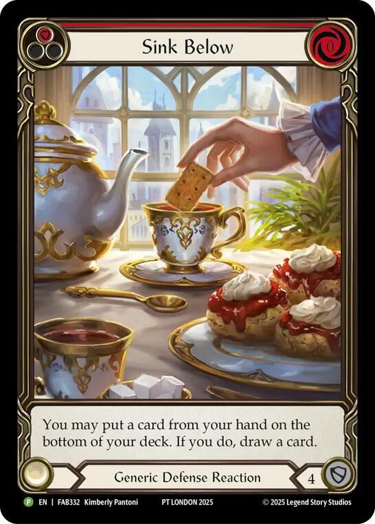 Sink Below (Red) - FAB332 - Flesh and Blood: Promo Cards - Flesh