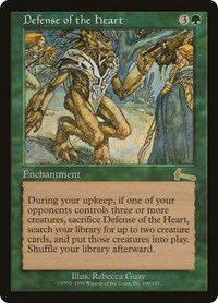 Defense of the Heart - Urza's Legacy - Magic: The Gathering