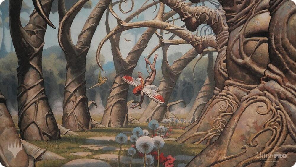 Mark Zug Ultra Pro Exclusive Playmat for Magic: The Gathering - Gaea's Cradle — sealed Ultra PRO product photographed on a white background