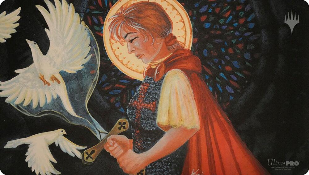 Swords to Plowshares Kaja Foglio プレイマット Swords to Plowshares Playmat - Original Magic Art