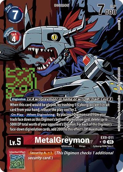 MetalGreymon (Alternate Art) Versus Monsters card price