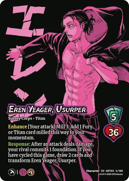 Eren Yeager, Usurper // Attack Titan, Finale - Attack on Titan