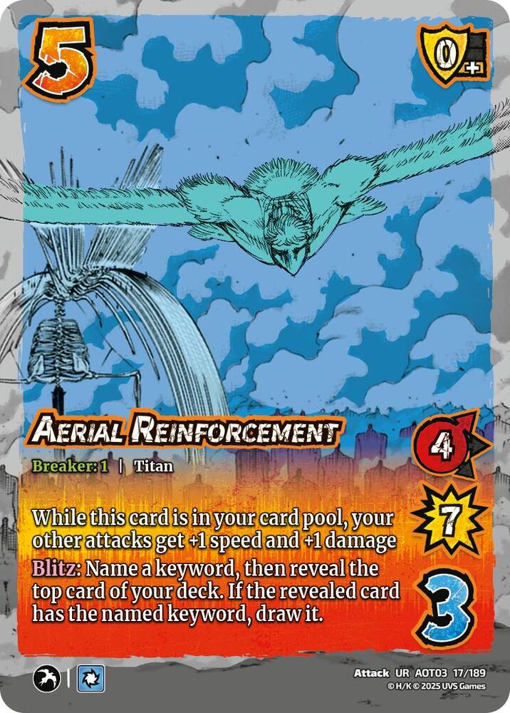 Aerial Reinforcement - Attack on Titan: Apocalypse - UniVersus