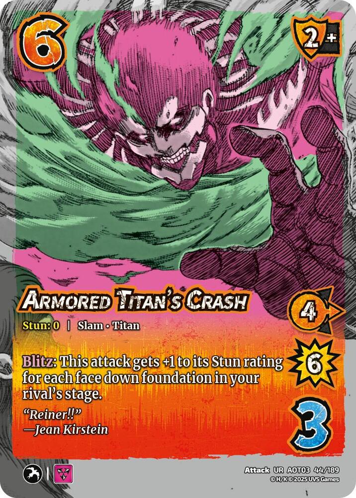 Armored Titan's Crash - Attack on Titan: Apocalypse - UniVersus