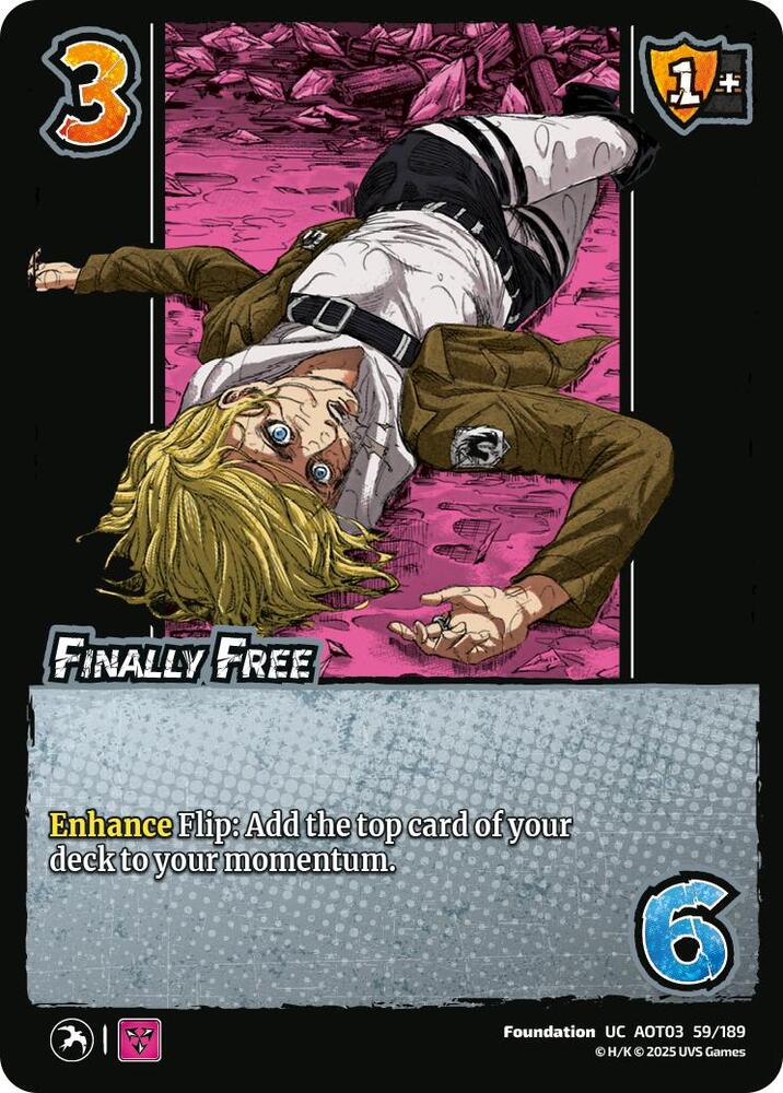 Finally Free - Attack on Titan: Apocalypse - UniVersus - TCGplayer.com