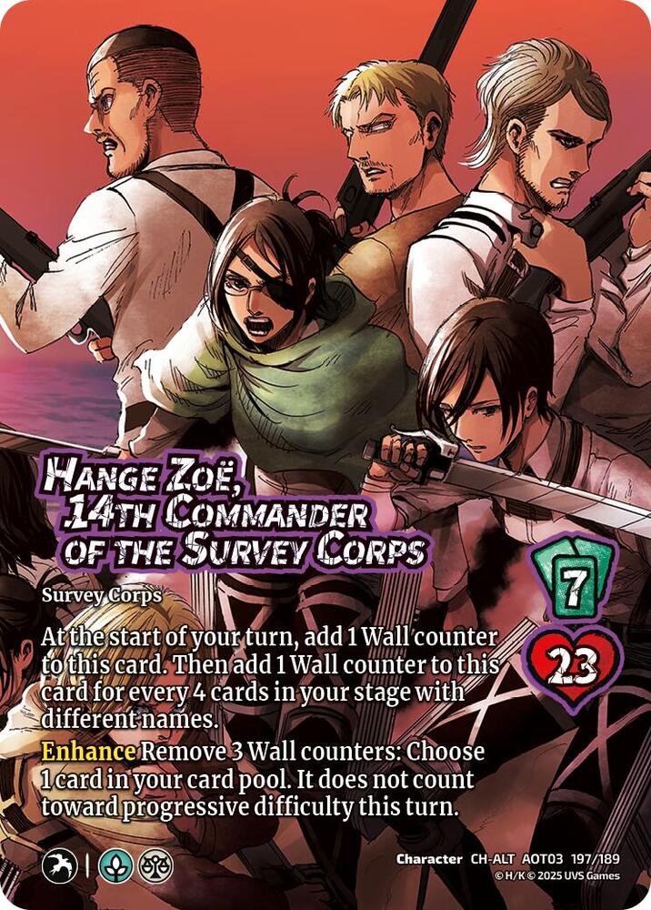 Hange Zoe, 14th Commander of the Survey Corps (Alternate Art