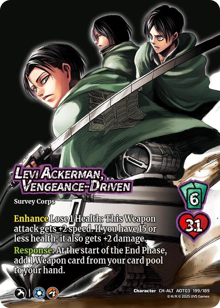 その他 Ackerman Levi Ackerman, Vengeance-Driven (Alternate Art) - Attack on Titan