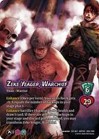 Zeke Yeager, Warchief // Beast Titan, Finale (Alternate Art