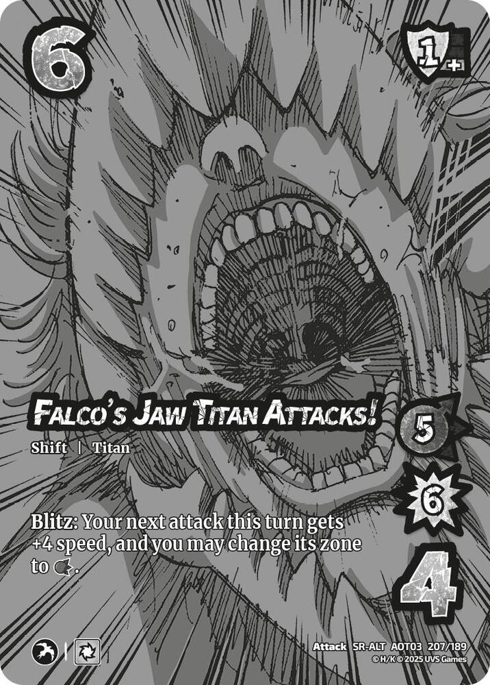 Falco's Jaw Titan Attacks! // Falco's Jaw Titan (Alternate Art