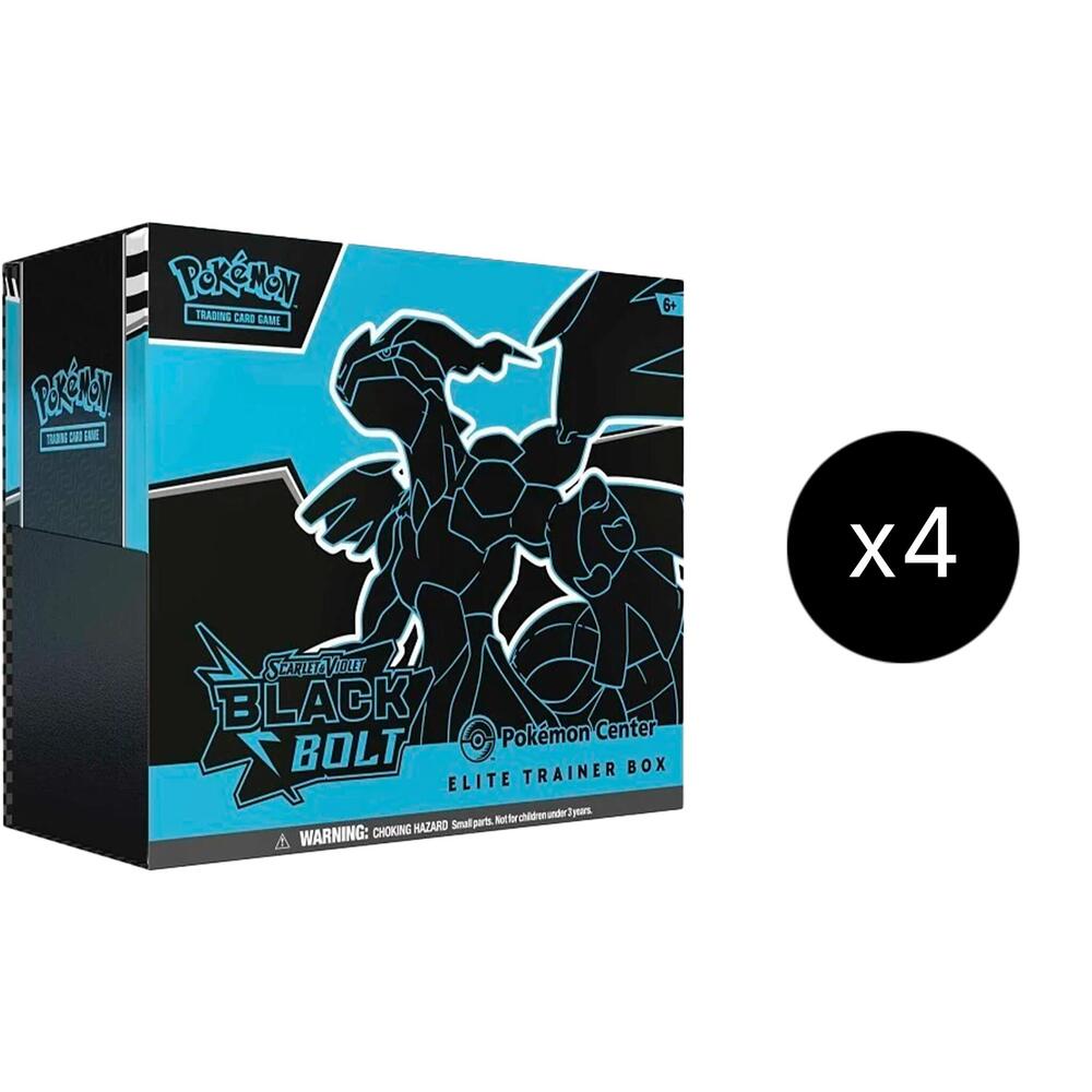 Black Bolt Pokemon Center Elite Trainer Box (Exclusive) Case - SV