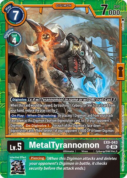 MetalTyrannomon - Versus Monsters - Digimon Card Game - TCGplayer.com