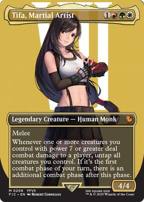 MTG【ボーダーレス】格闘家、ティファ/Tifa, Martial Artist FOIL] 格闘家、ティファ/Tifa, Martial Artist 【日本語版