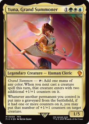 MTG FF 大召喚士、ユウナ/Yuna, Grand Summoner Final Fantasy Commander Decks Variants: Yuna, Grand Summoner
