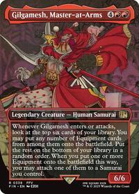 Gilgamesh, Master-at-Arms (Borderless) - FINAL FANTASY - Magic: The Gathering card